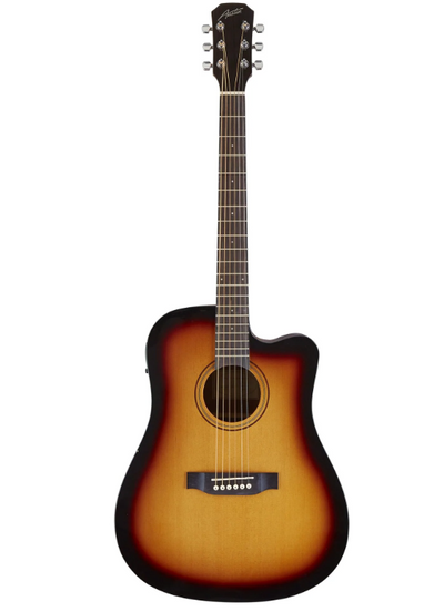 Austin AA25-DSEC SB Dreadnought Acoustic Electric Guitar