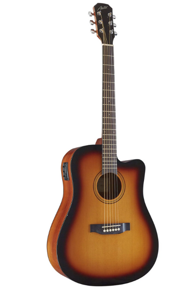 Austin AA25-DSEC SB Dreadnought Acoustic Electric Guitar