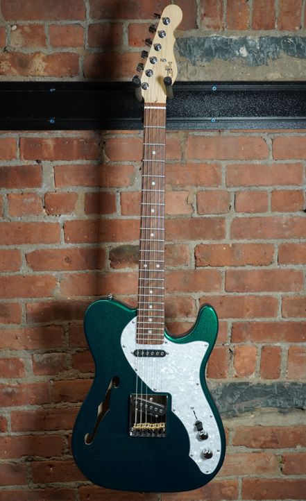 G&L ASAT Classic Semi-Hollow  Limited Emerald Green Metallic