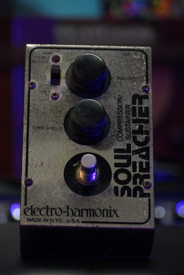 1970s Electro-Harmonix Soul Preacher Compressor Pedal Vintage Pre-Owned