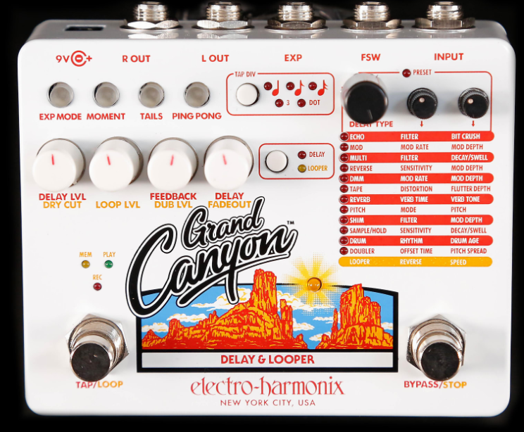 Electro-Harmonix Grand Canyon Delay & Looper Pedal