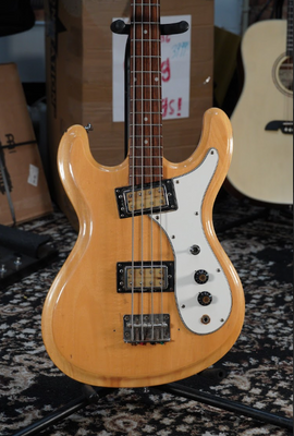 1970's Univox Hi Flier Phase IV Bass  - Blonde