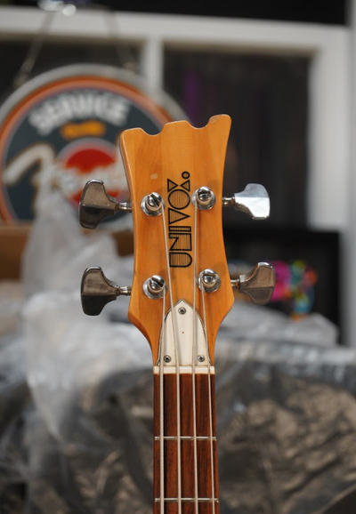 1970's Univox Hi Flier Phase IV Bass  - Blonde