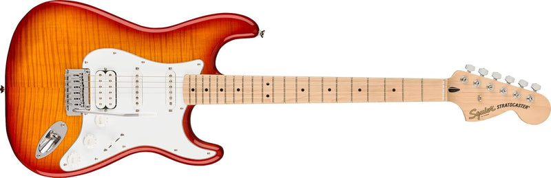 Squier Affinity Series Stratocaster FMT Electric Guitar, Sienna Sunburst, Maple Fingerboard