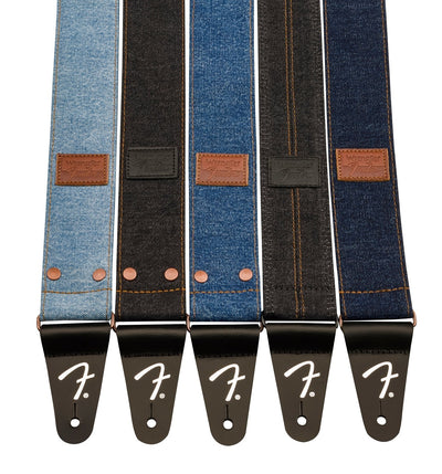 Wrangler x Fender Denim Strap - Indigo Rivet