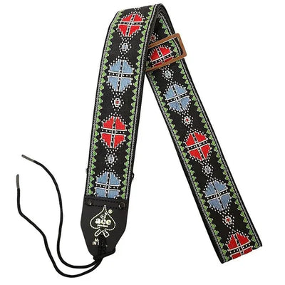 D'Andrea Ace Vintage Reissue Crossroads Adjustable Guitar Strap