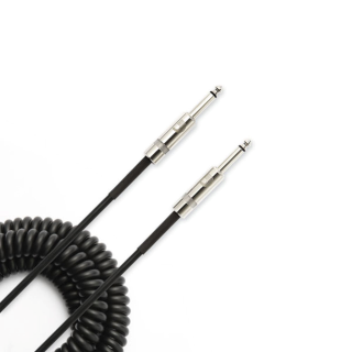 30FT CS Coiled Instrument Cable BK D'addario