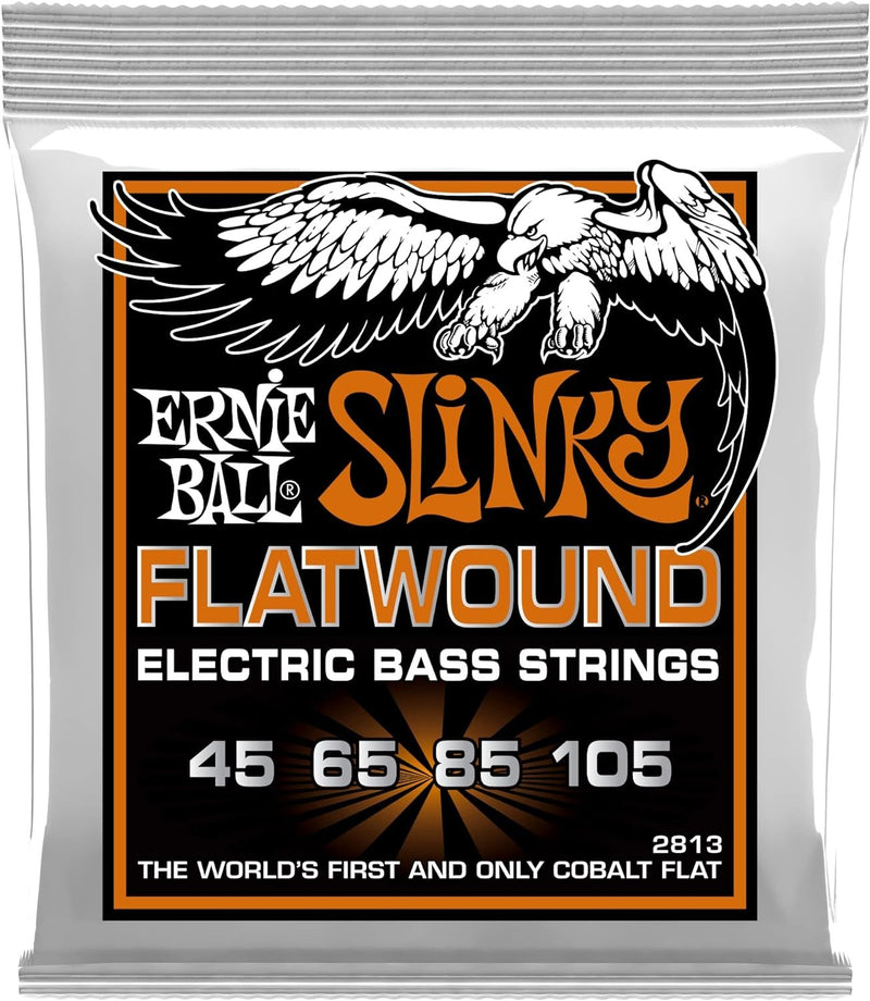 Ernie Ball  Cobalt Slinky Hybrid Flatwound Bass Guitar Strings .045 -.105 P02813