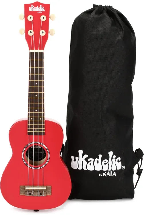 Kala Ukadelic Cherry Bomb Soprano Ukulele