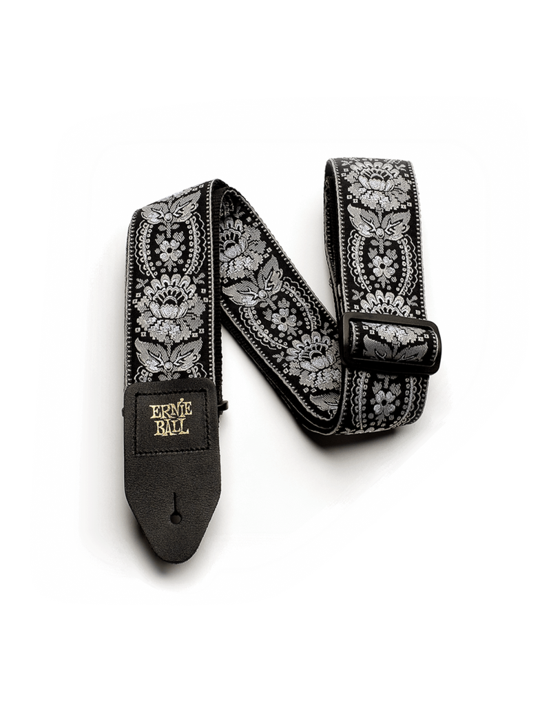 Ernie Ball Jacquard Guitar Strap Silver Orleans