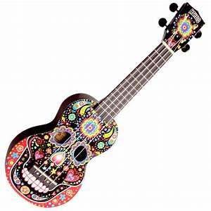 Mahalo Art Series Skull Ukulele