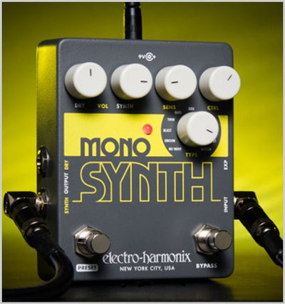 Monosynth Guitar Synthesizer Pedal  Electro- Harmonix EHX Effects