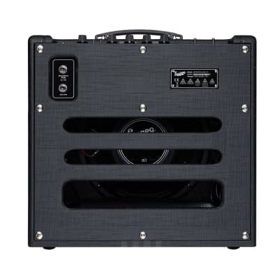 Supro Delta King 10, Black with Black Stripes