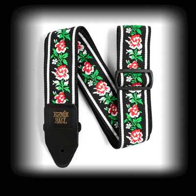 Ernie Ball Winter Rose Jacquard Guitar Strap P04668