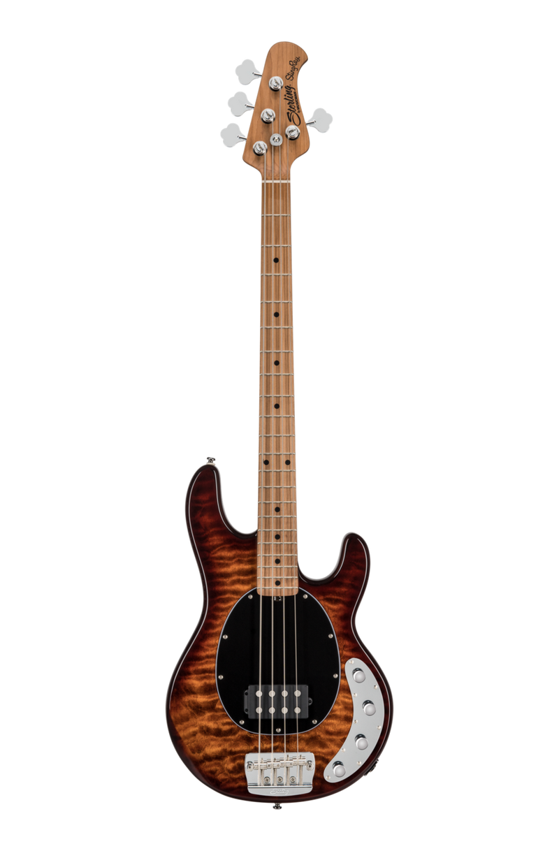 Sterling by Music Man StingRay Bass Quilt Maple Island Burst RAY34QM-ILB-M2