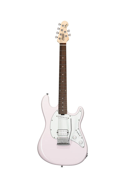 Sterling by MusicMan Cutlass Short Scale HS Electric Guitar, Shell Pink