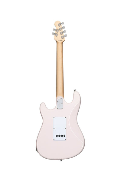 Sterling by MusicMan Cutlass Short Scale HS Electric Guitar, Shell Pink