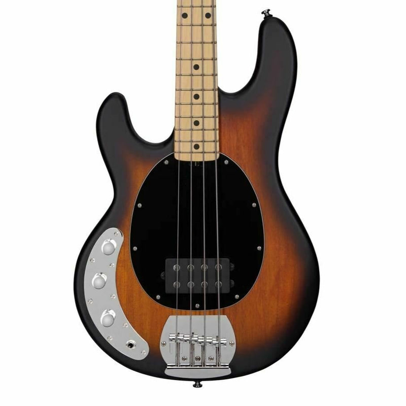 Sterling by Music Man S.U.B. Ray4LH Left Handed StingRay Maple Fretboard, Vintage Sunburst