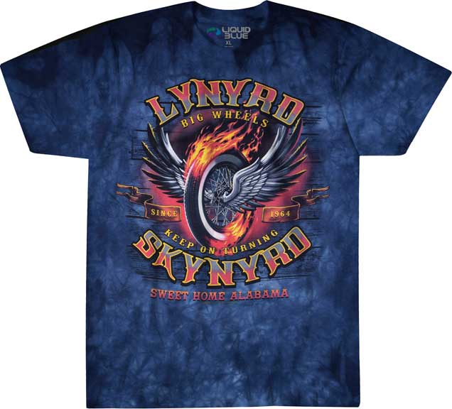 Lynyrd Skynyrd Big Wheels Mens T-Shirt