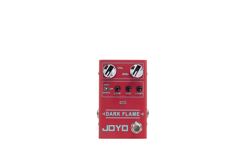 joyo r-17 dark flame high gain distortion pedal