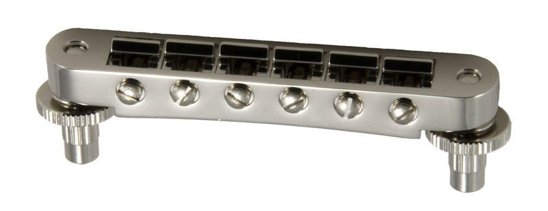 grover tune-o-matic style replacement electric guitar bridge chrome