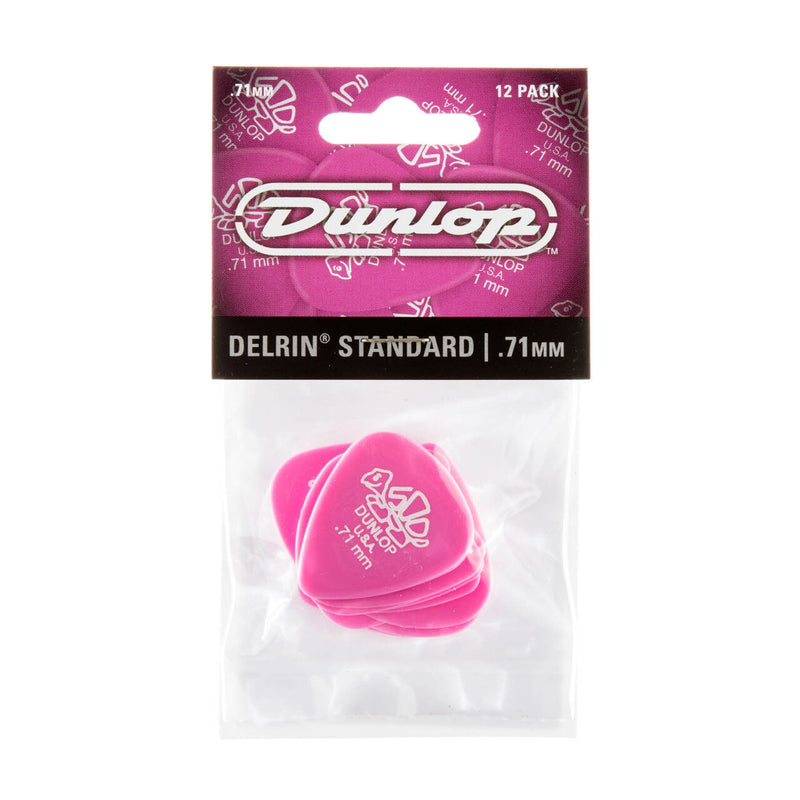 Dunlop Delrin 500 Standard Pick Pack .71 Mm (12)