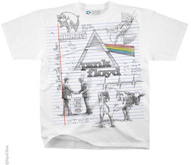 Pink Floyd Floyd Sketch Mens T-Shirt