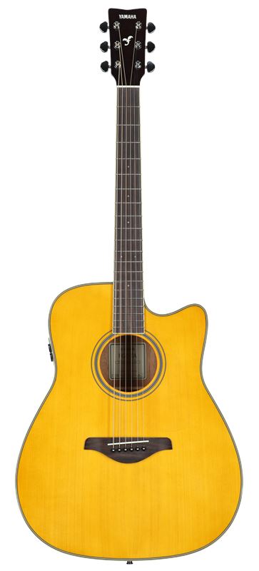 Yamaha FGC-TA Cutaway TransAcoustic Guitar Vintage Tint