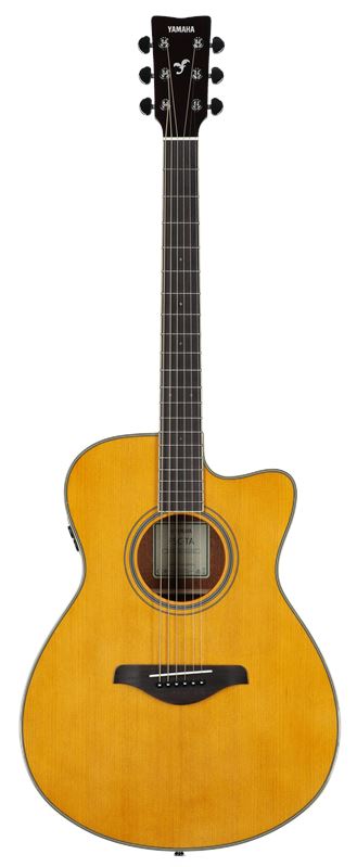 Yamaha FSC-TA Cutaway TransAcoustic Guitar Vintage Tint