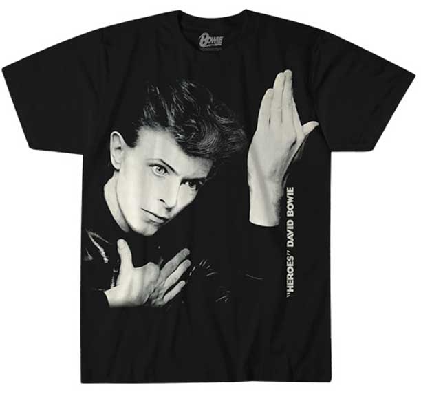 David Bowie Heroes Slimmer Fitting T-Shirt
