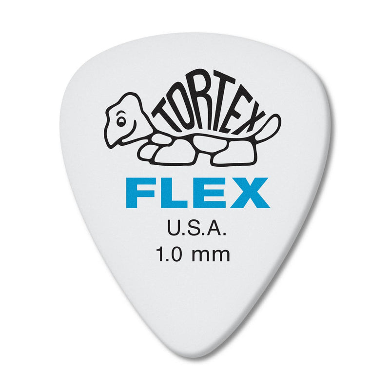 Dunlop 428P100 Tortex Flex Standard Guitar Pick 1.0mm (12 Pack)