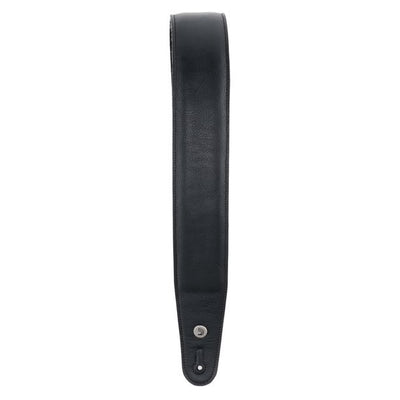 d'addario garment leather guitar strap slim design 2" wide black