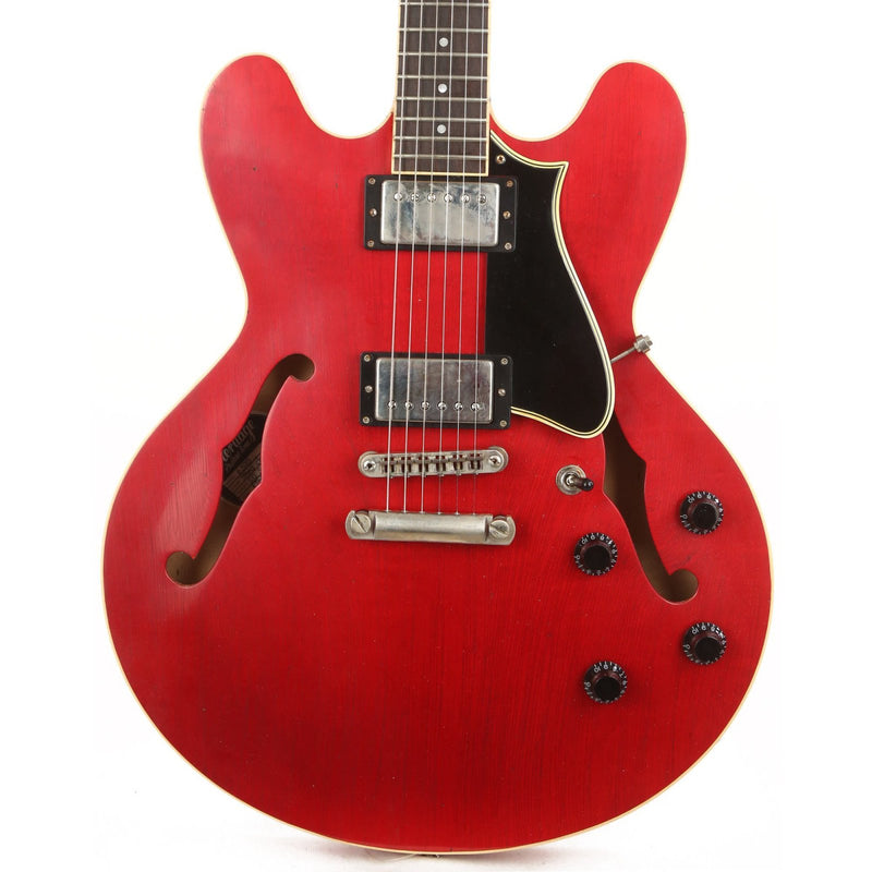 standard h-535 electric guitar with case translucent cherry (artisan aged)