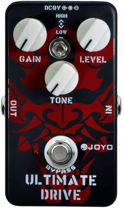 joyo jf-02 ultimate drive overdrive guitar effect pedal with true bypass