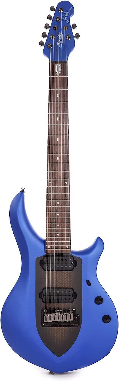 Sterling by Music Man 7 String Solid-Body Electric Guitar , Siberian Sapphire
