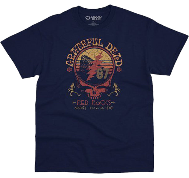 Grateful Dead Red Rocks 87 Mens T-Shirt