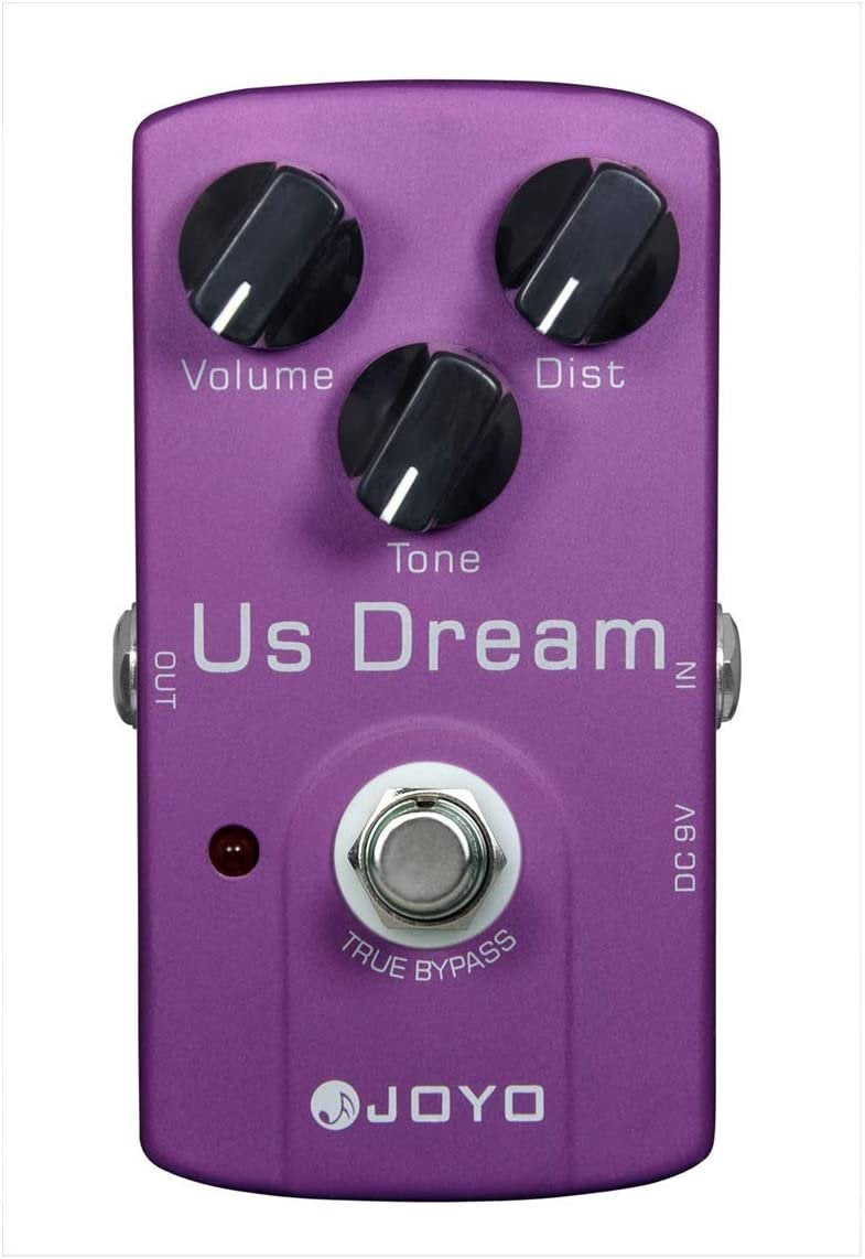 joyo jf-34 us dream high gain distortion guitar effects pedal with true bypass