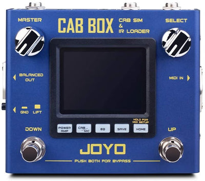 joyo r-08 cab box guitar cabinet speaker simulator and ir loader pedal