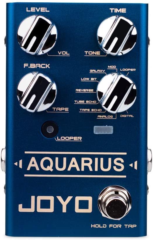 joyo revolution series r-07 aquarius multi delay & looper pedal
