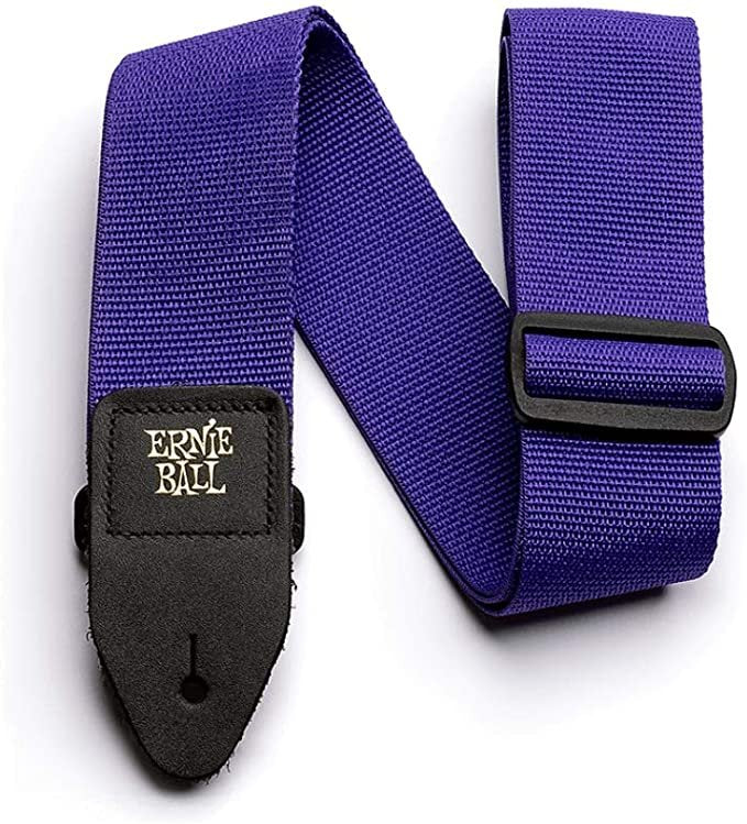 ernie ball polypro guitar strap, purple