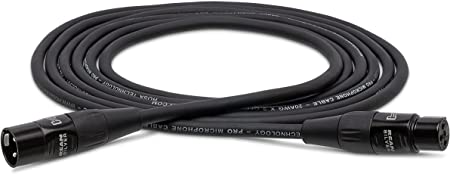 Hosa Pro Microphone Cable REAN XLR3F To XLR3M 25 Ft