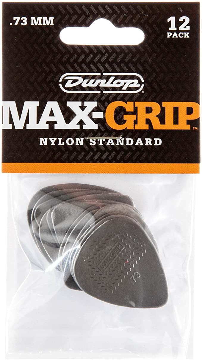 Dunlop Max-Grip Nylon Standard Pick Pack .73