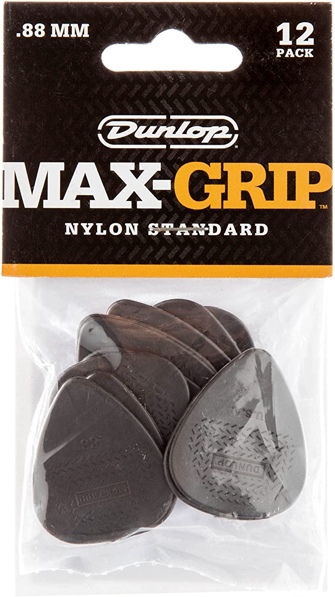 Dunlop Max-Grip Nylon Standard Pick Pack .88