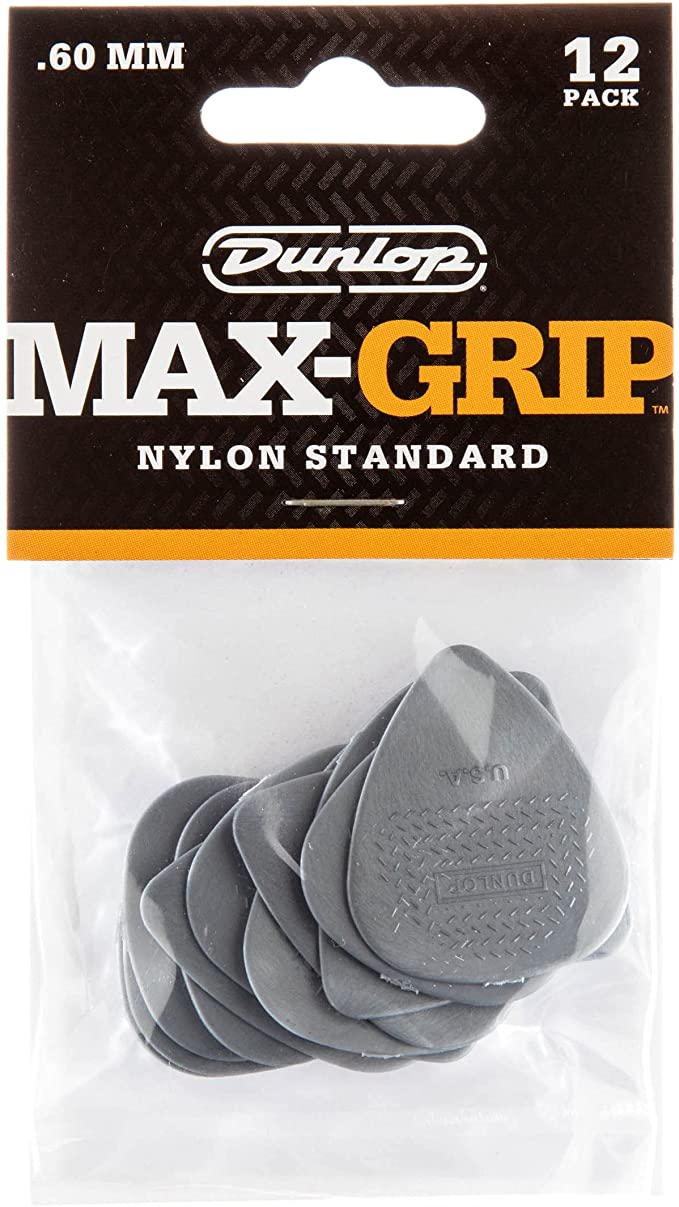 Dunlop Max-Grip Nylon Standard Pick Pack .60
