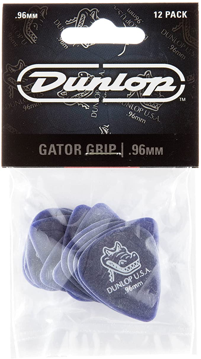 Dunlop Gator Grip Pick Pack Pack Of 12 .96mm