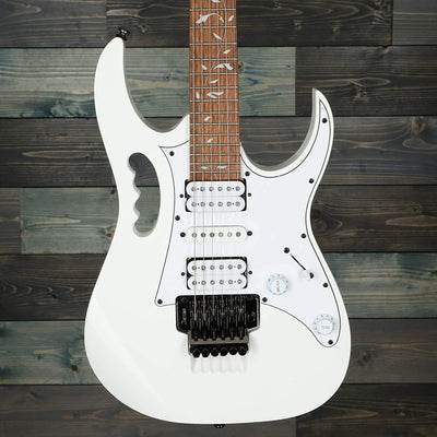 ibanez jemjrwh steve vai signature 6-string electric guitar - white