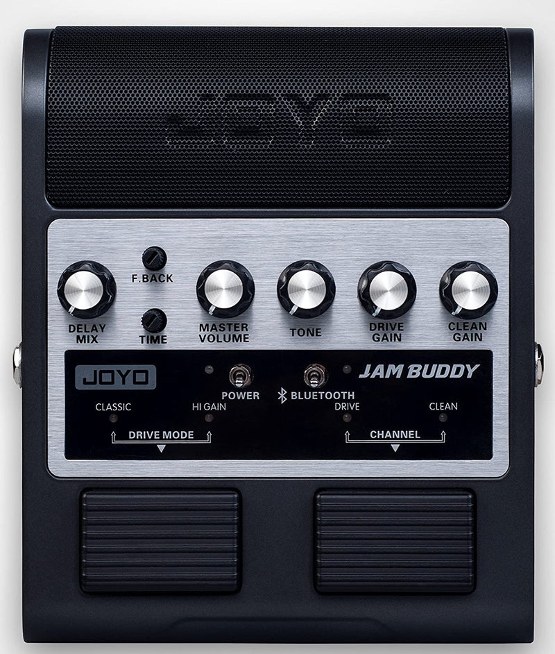 joyo jam buddy electric guitar practice amp - bluetooth - 2 channel - delay