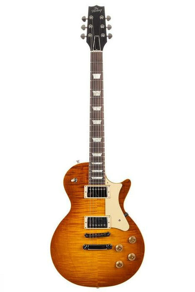 heritage standard collection h-150 electric guitar with case - dirty lemon burst