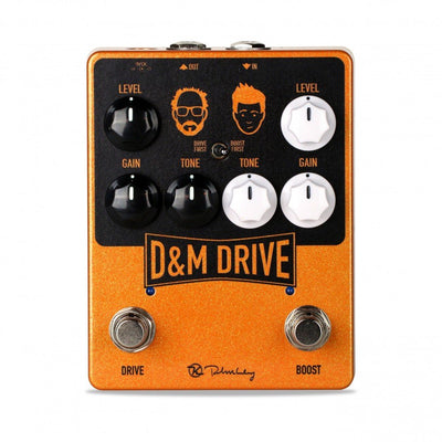 keeley d&m drive 2-in-1 overdrive and boost electric guitar pedal