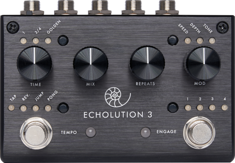 pigtronix echolution 3 stereo multi-tap delay